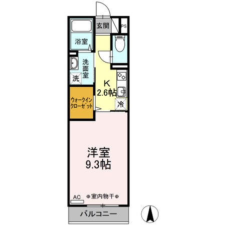 仙台駅 徒歩8分 2階の物件間取画像